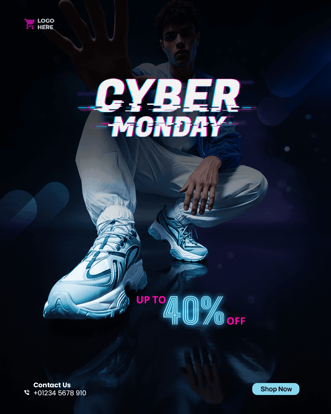 Cyber Monday - Social Media advertisement product graphics template - #30